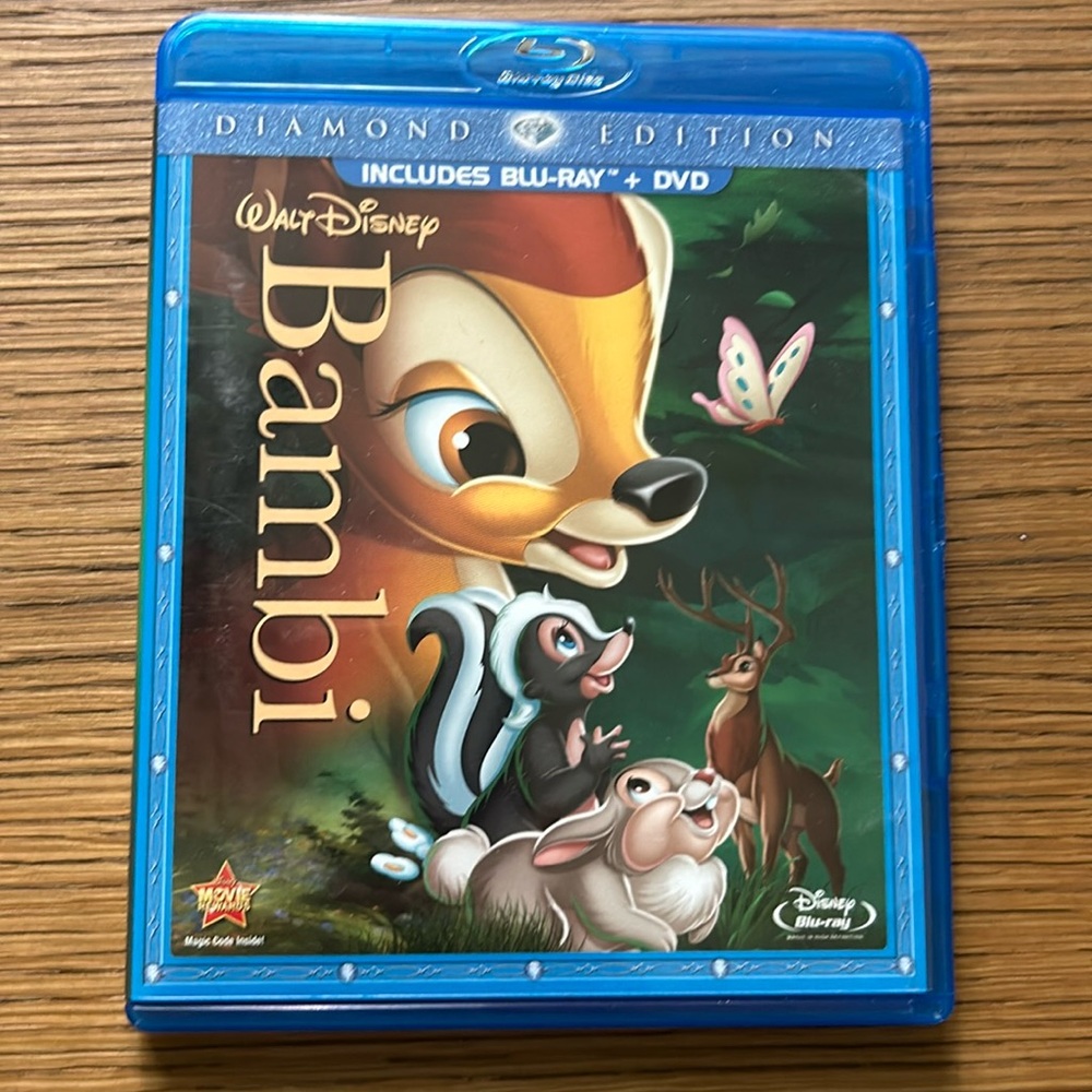 Bambi. Two-Disc Diamond Edition with Blu-ray and DVD Discs.